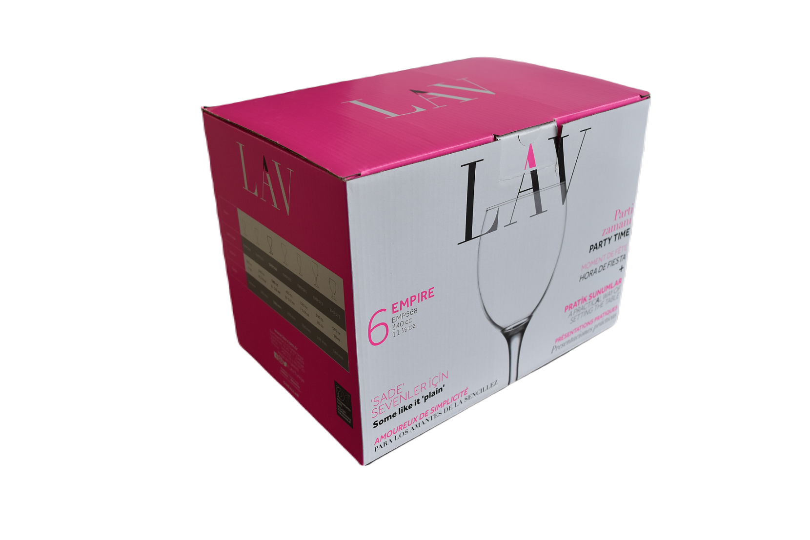 Empire 6Pk 11 1/2 Oz Wine Glass