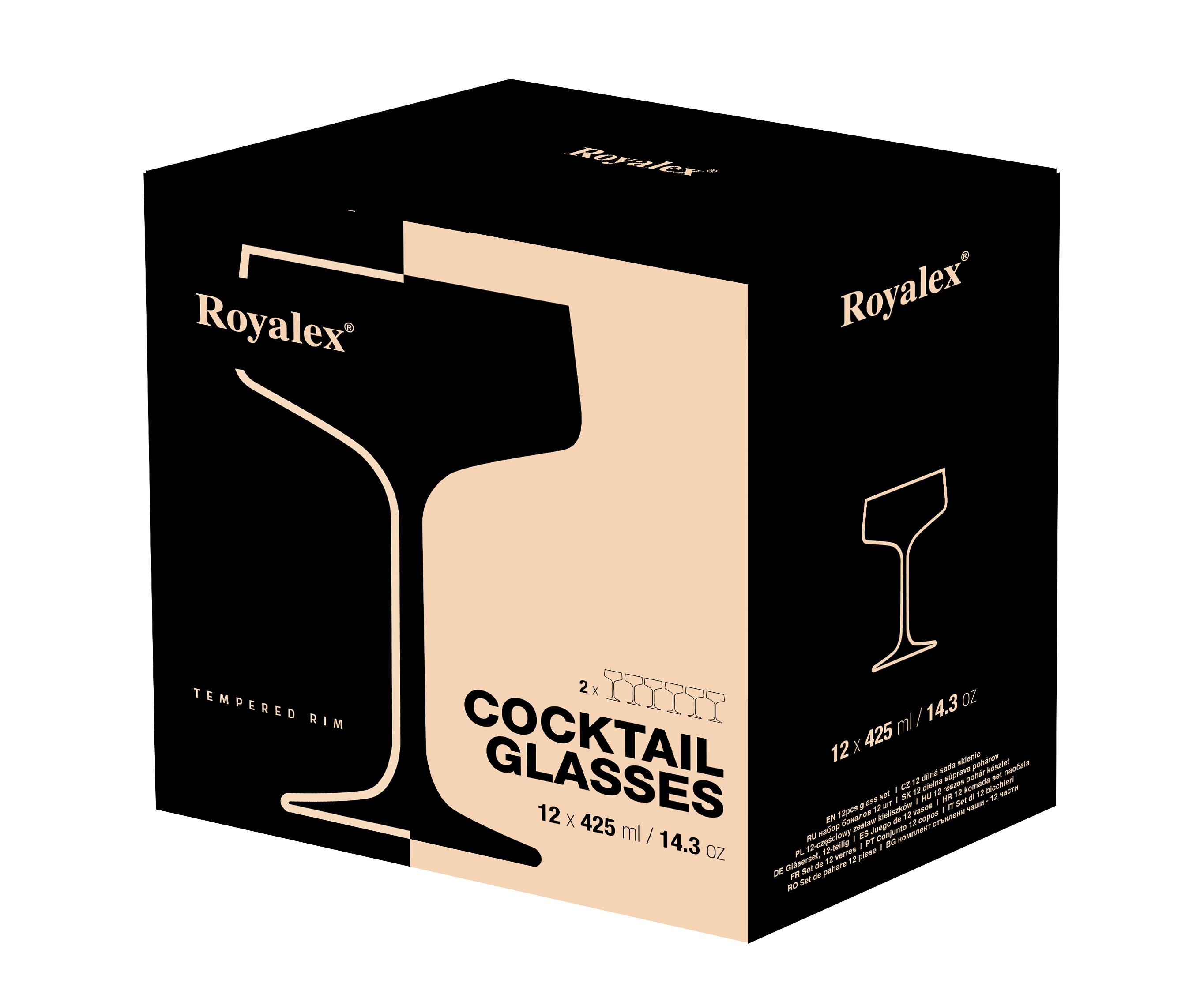 Royalex HoReCa Crystalline 425 Ml Cocktail Glass