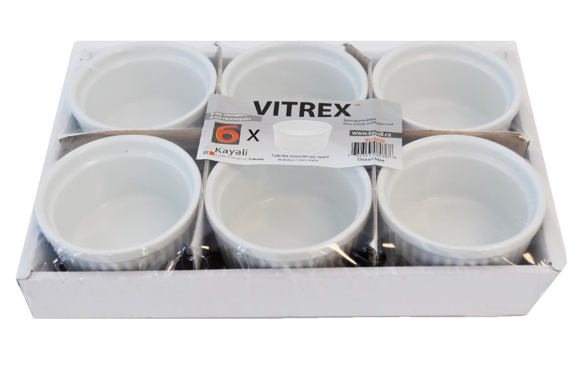 Vitrex 6Pk 4 Oz Ramekins