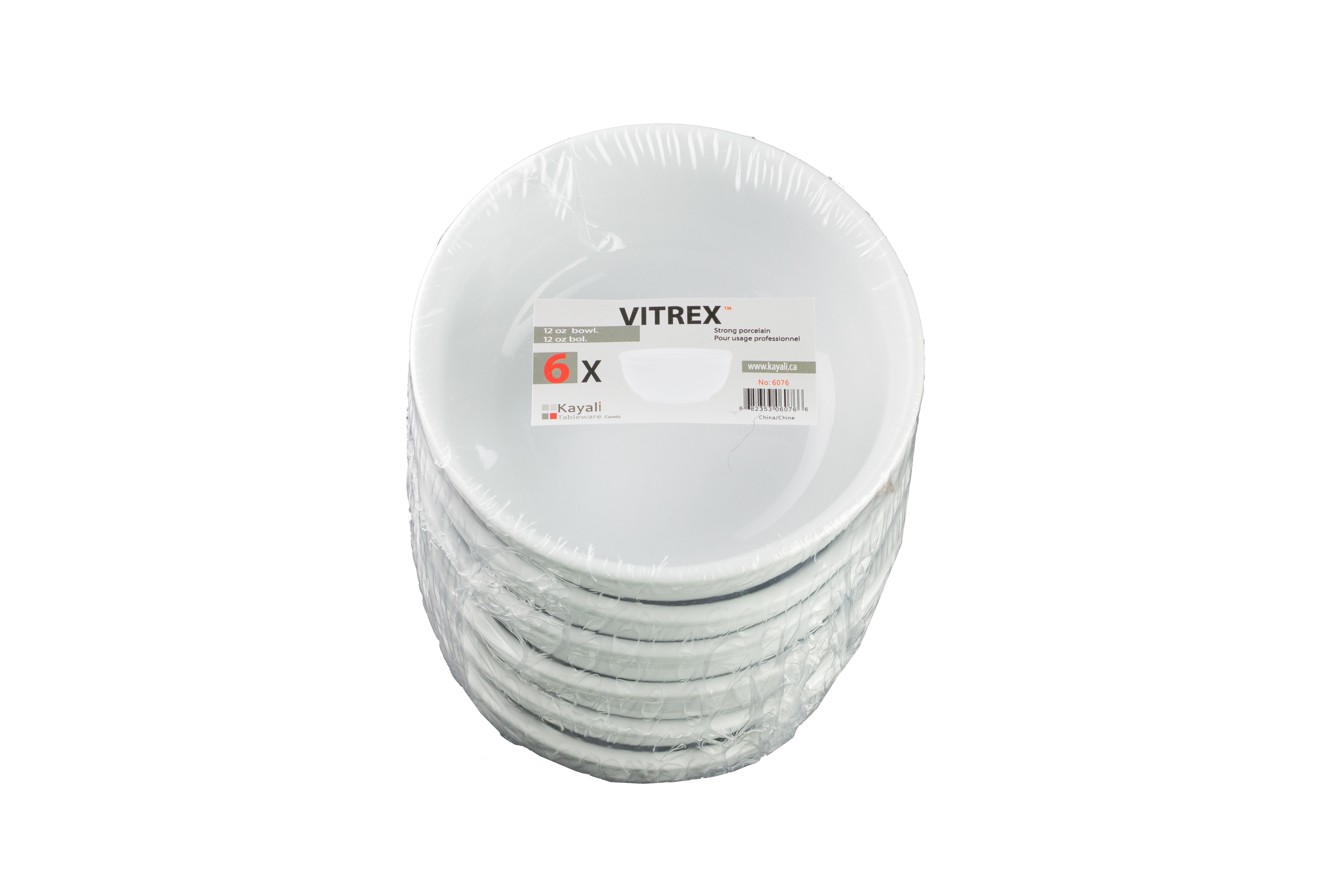 Vitrex 6Pk 12 Oz Bowl