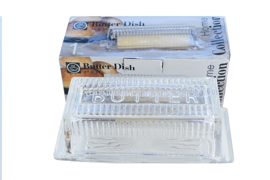  Beurrier En Verre 7.4'' x 3'' 🚩PROMOTION