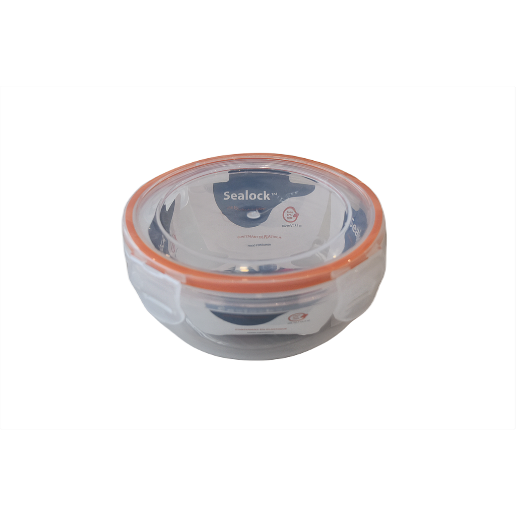 Conteneur De Rangement Rond En Plastique Sealock 400 Ml