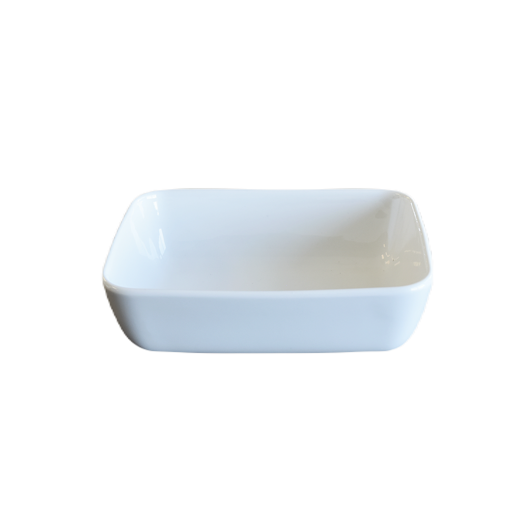 White Baking Dish
