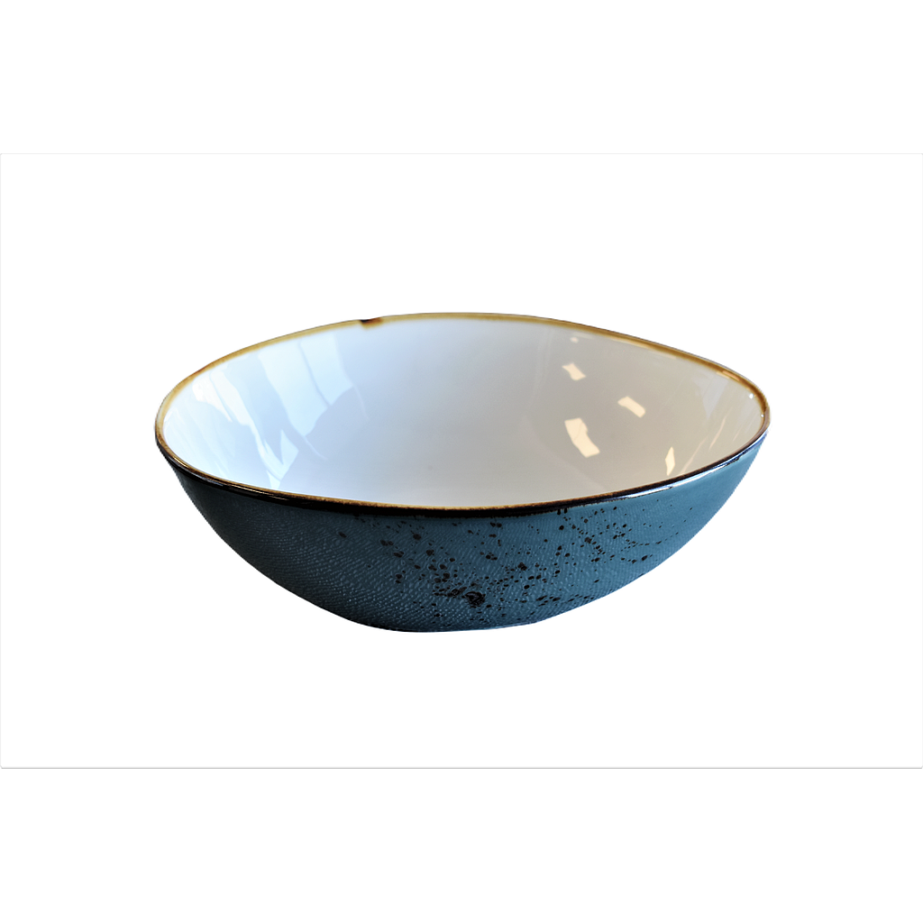 &quot;Terra&quot; 8.5&quot; Oval Bowl Dap-New Blue