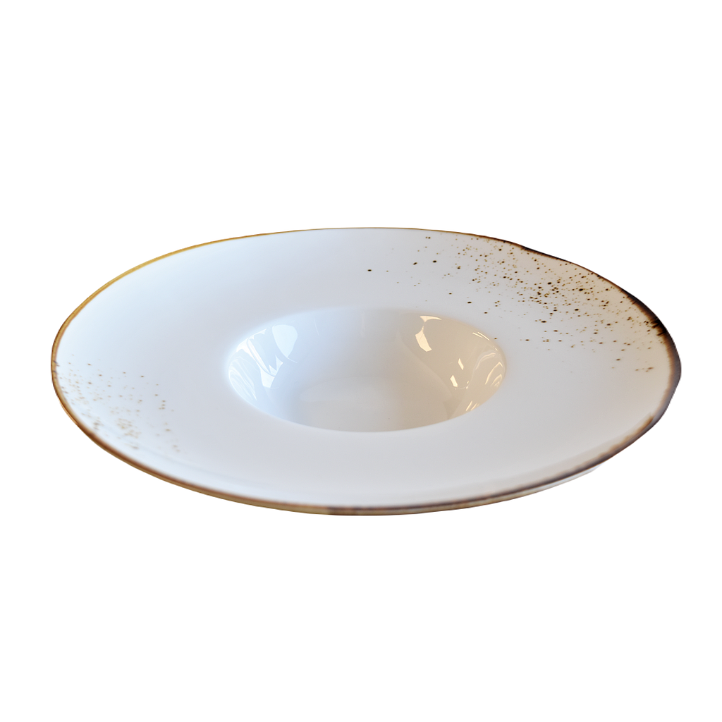 "Terra" 11.5" Assiette A Risotto Dap-Blanc