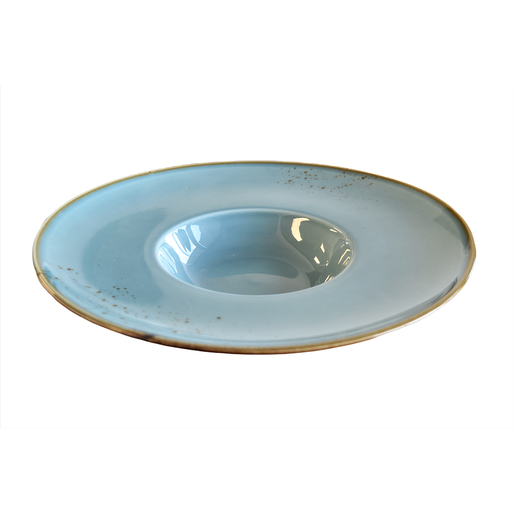 "Terra" 11.5" Assiette A Risotto Dap-Bleu