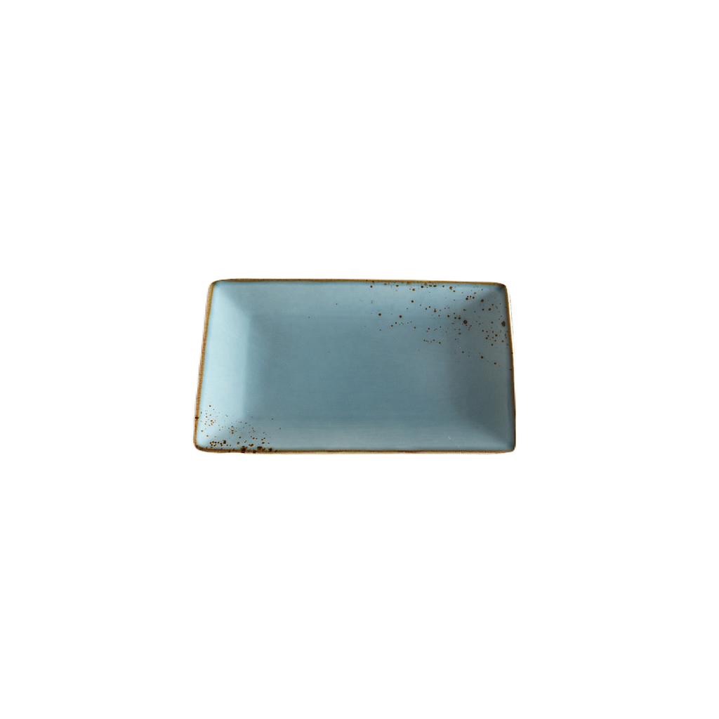 "Terra" 8.5"X5" Assiette Rectangulaire Dap-Bleu