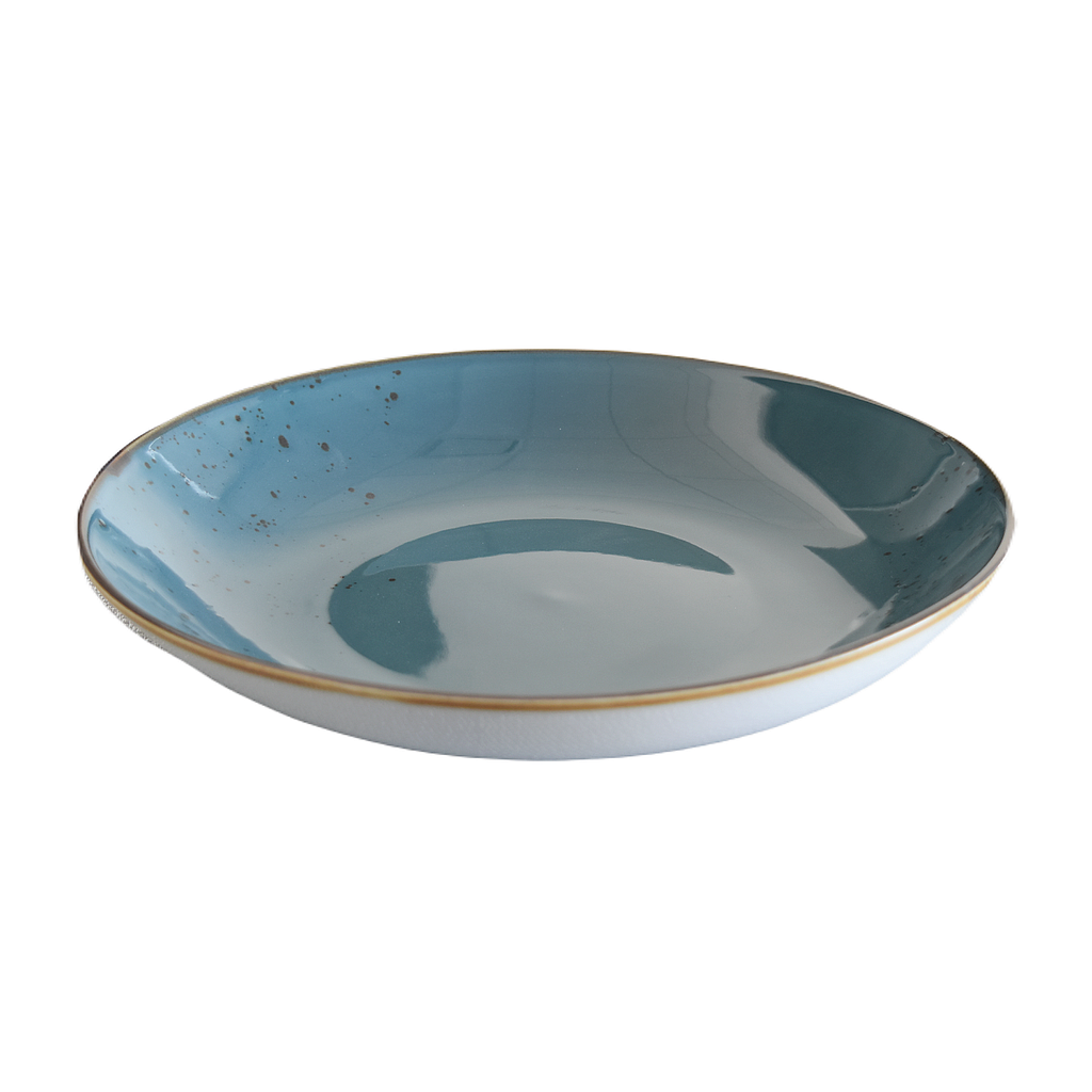 &quot;Terra&quot; 11.5'' Salad Bowl Dap- New Blue