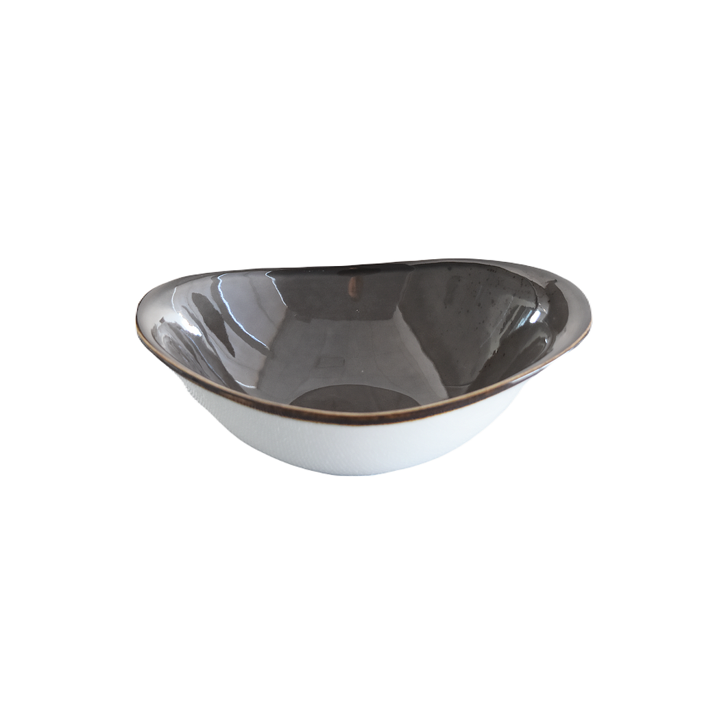 &quot;Terra&quot; 7.25&quot;X5.25&quot; Oval Bowl Dap-Brown