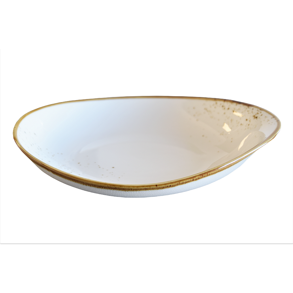 &quot;Terra&quot; BR-11&quot;X9.5'' Special Oval Plate Dap-White