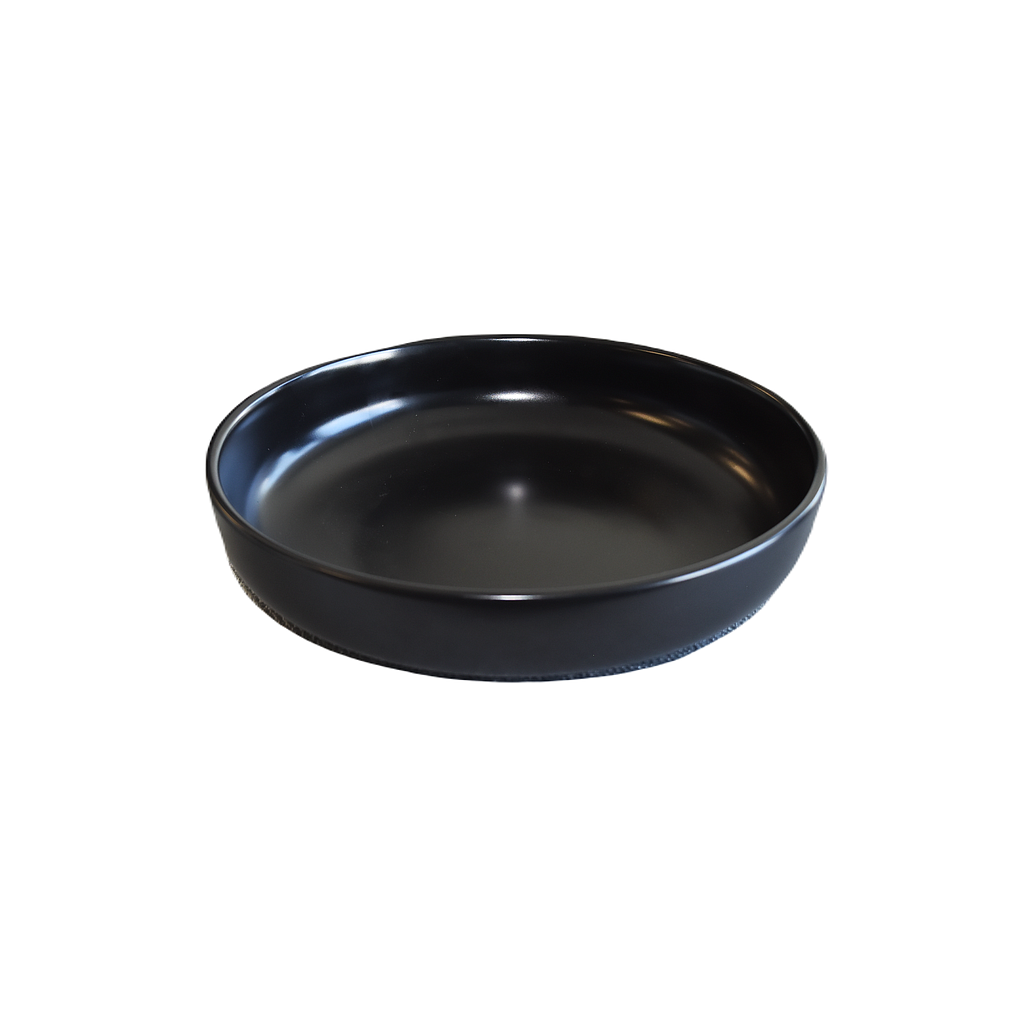 "Terra" 8.5" Black Salad Bowl