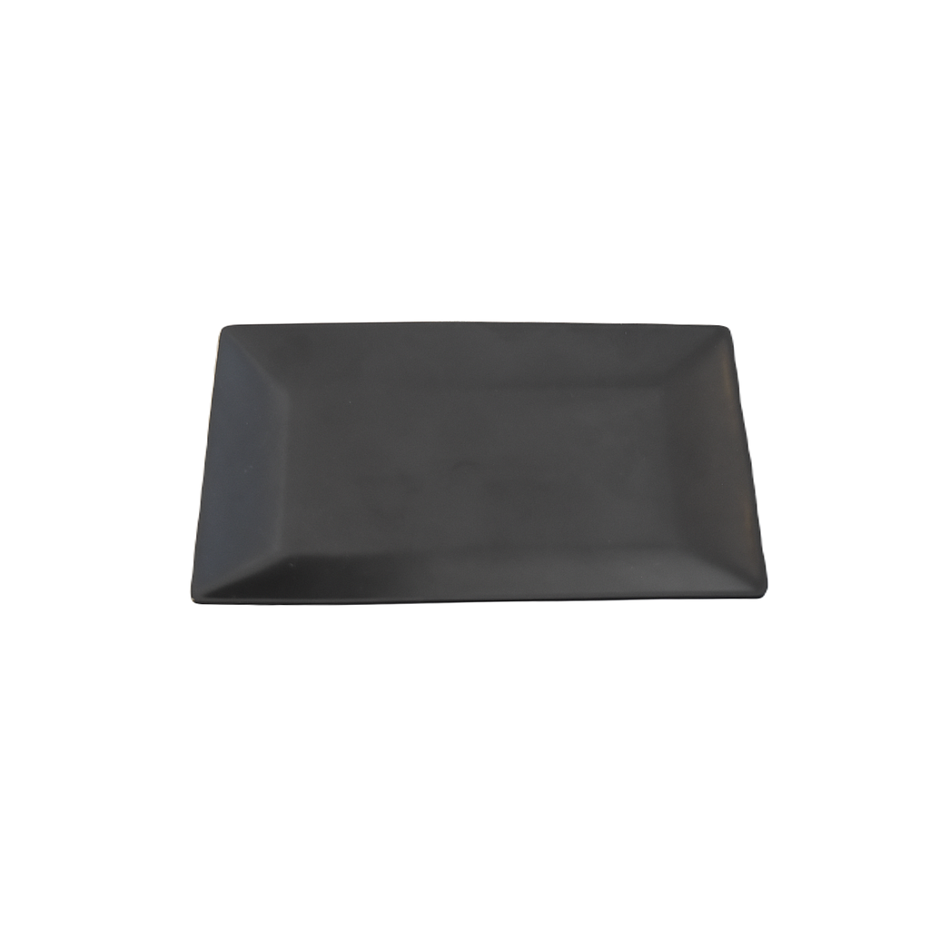 "Terra" 8.5"X5" Black Rectangular Plate