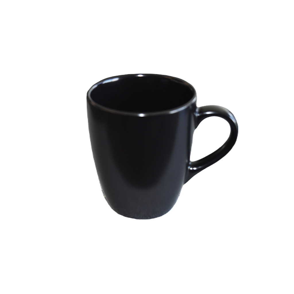 &quot;Terra&quot; 10 Oz Black Coffee Mug