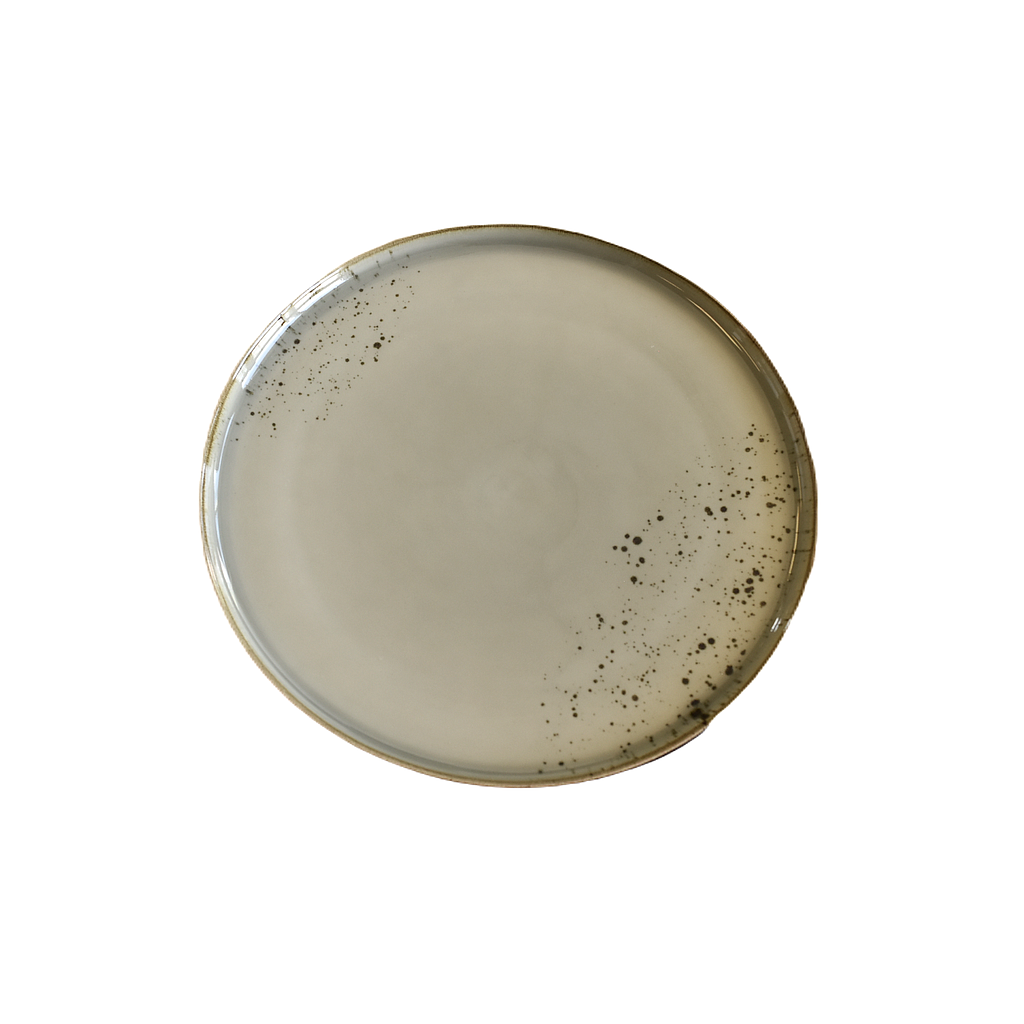 &quot;Terra&quot; 11&quot; Round Plate Dap-Grey