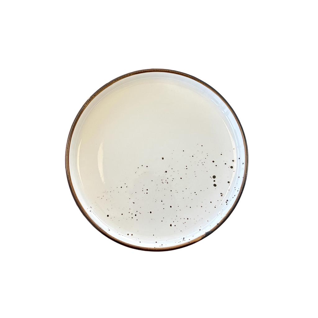 ''Terra'' 7.25'' Round Plate Dap-Charcoal