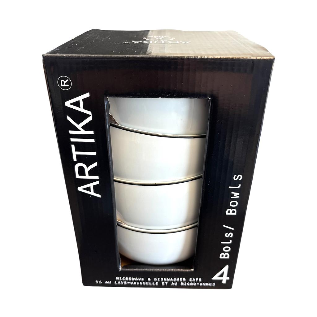Artika 4 pc 5.5&quot; Porcelain Bowls