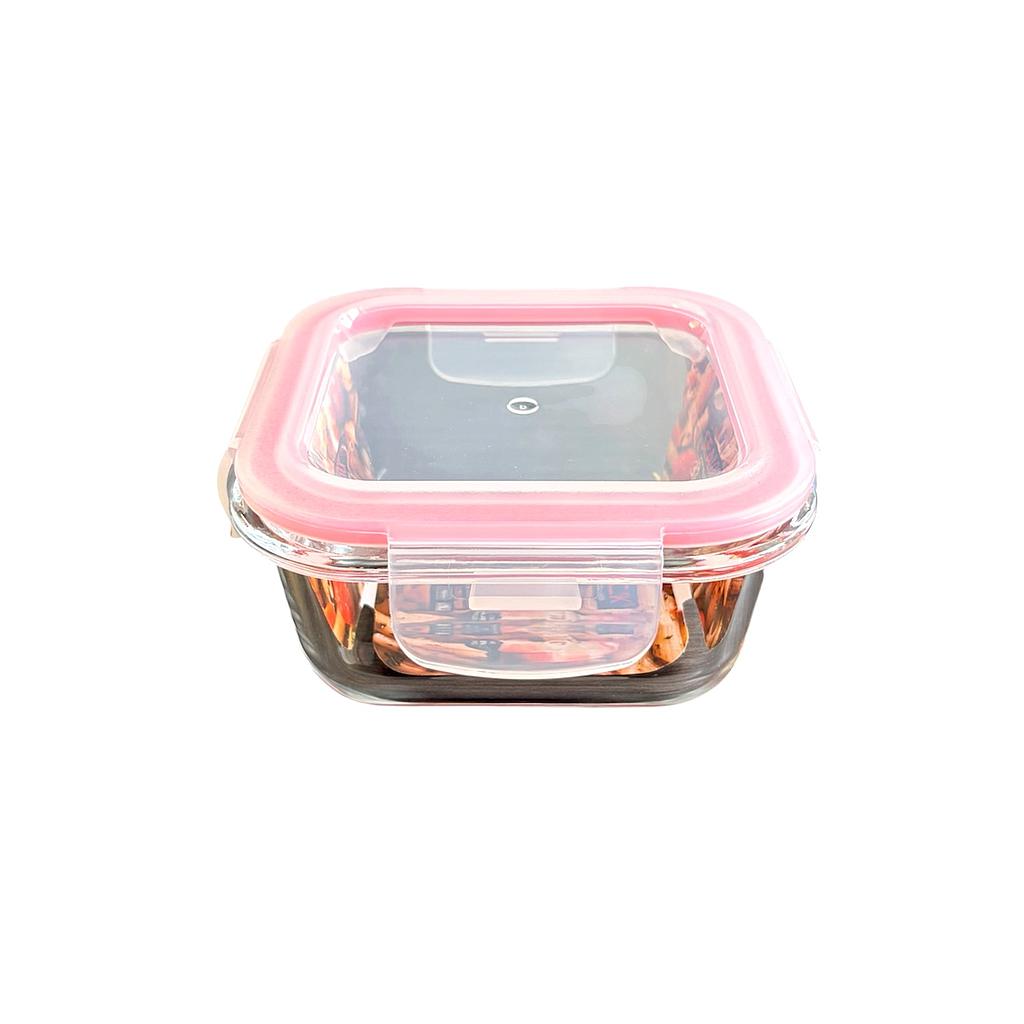 Sealock 320 Ml Borosilicate Square Glass Container