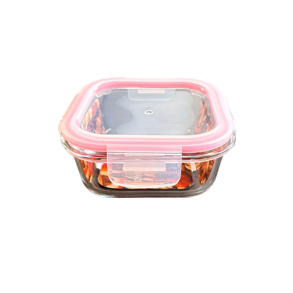 Sealock 520 Ml Borosilicate Square Glass Container
