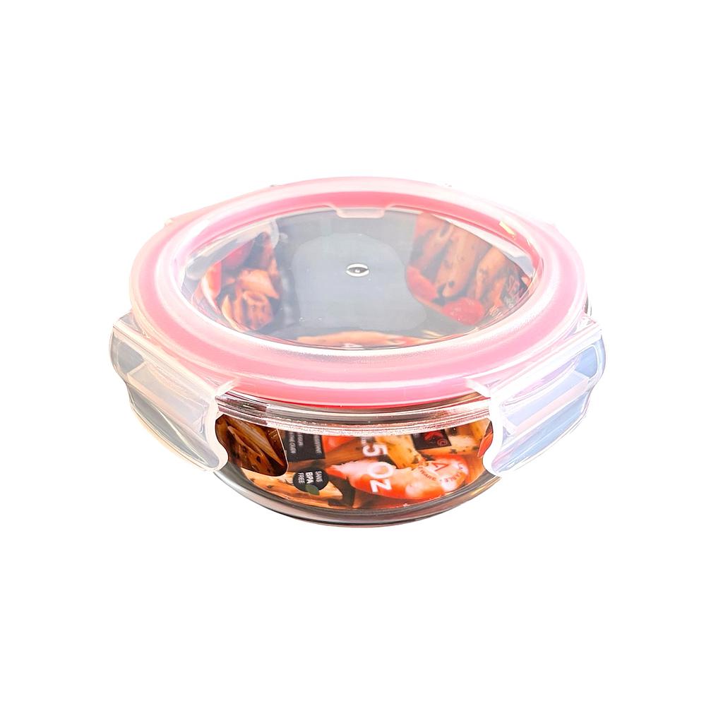 Sealock 400 Ml Borosilicate Round Glass Container