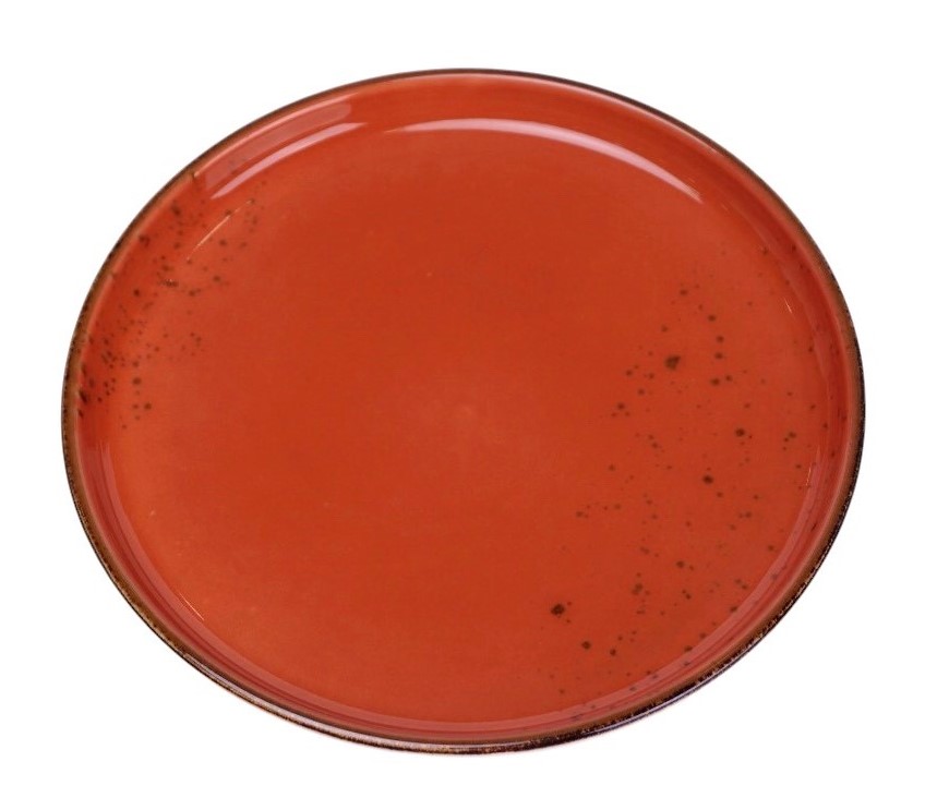 "Terra" 11" Round Plate Dap-Terracotta