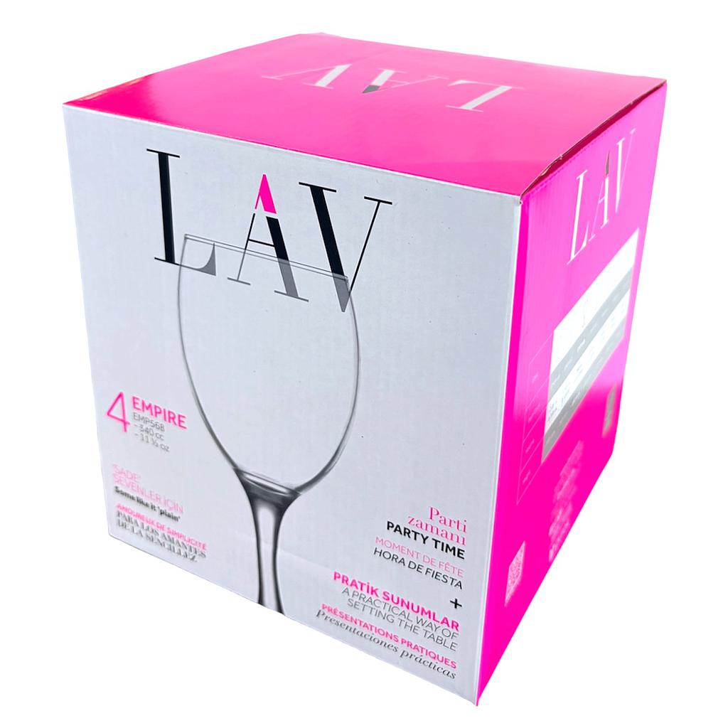 Empire Ensemble de 4 Verres À Vin 11 1/2 OZ