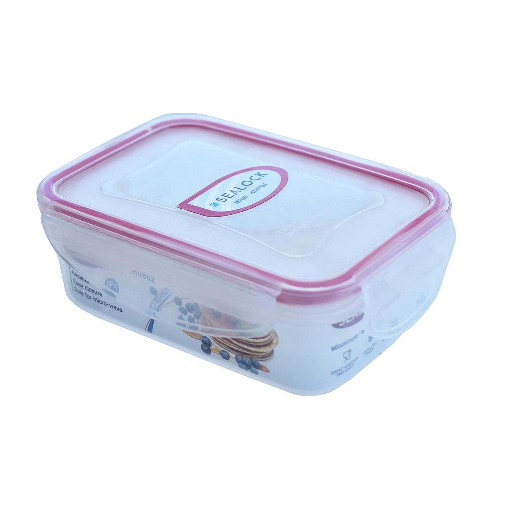 Sealock 240 Ml Rect. Plastic Container