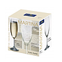 Martina Cristallin 220 Ml  Verre À Champagne Ensemble De 6