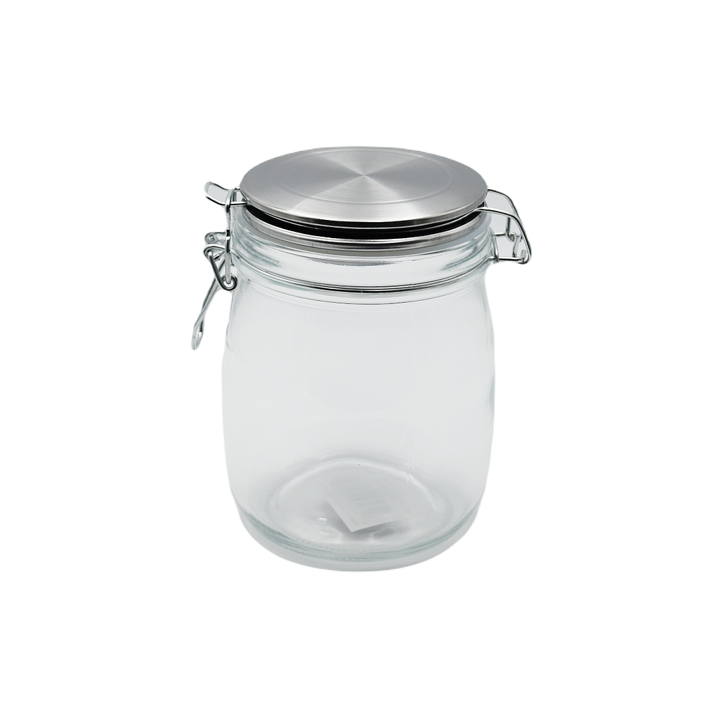 Glass Jar With Metal Lid 1 L