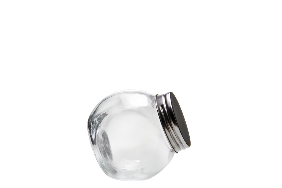 Glass Jar With Metal Lid ( 200 Ml )